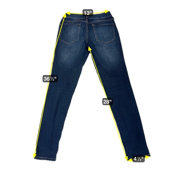 SO Ultimate Jegging Low Rise Dark Wash Denim Jeans Womens Size 5/27W - Picture 5 of 5